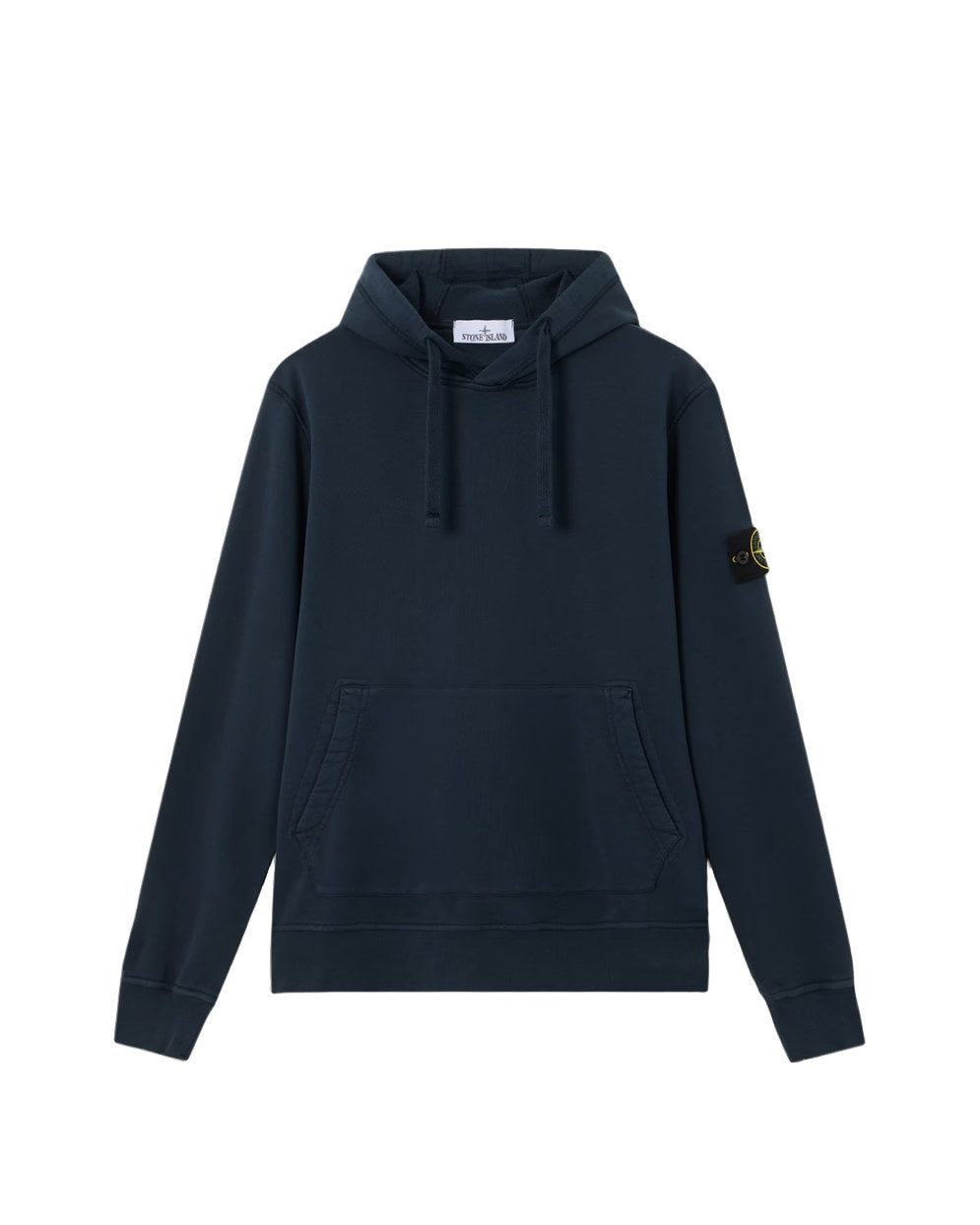 Stone Island 6100062 ORGANIC COTTON FLEECE Hoodie Navy Blue