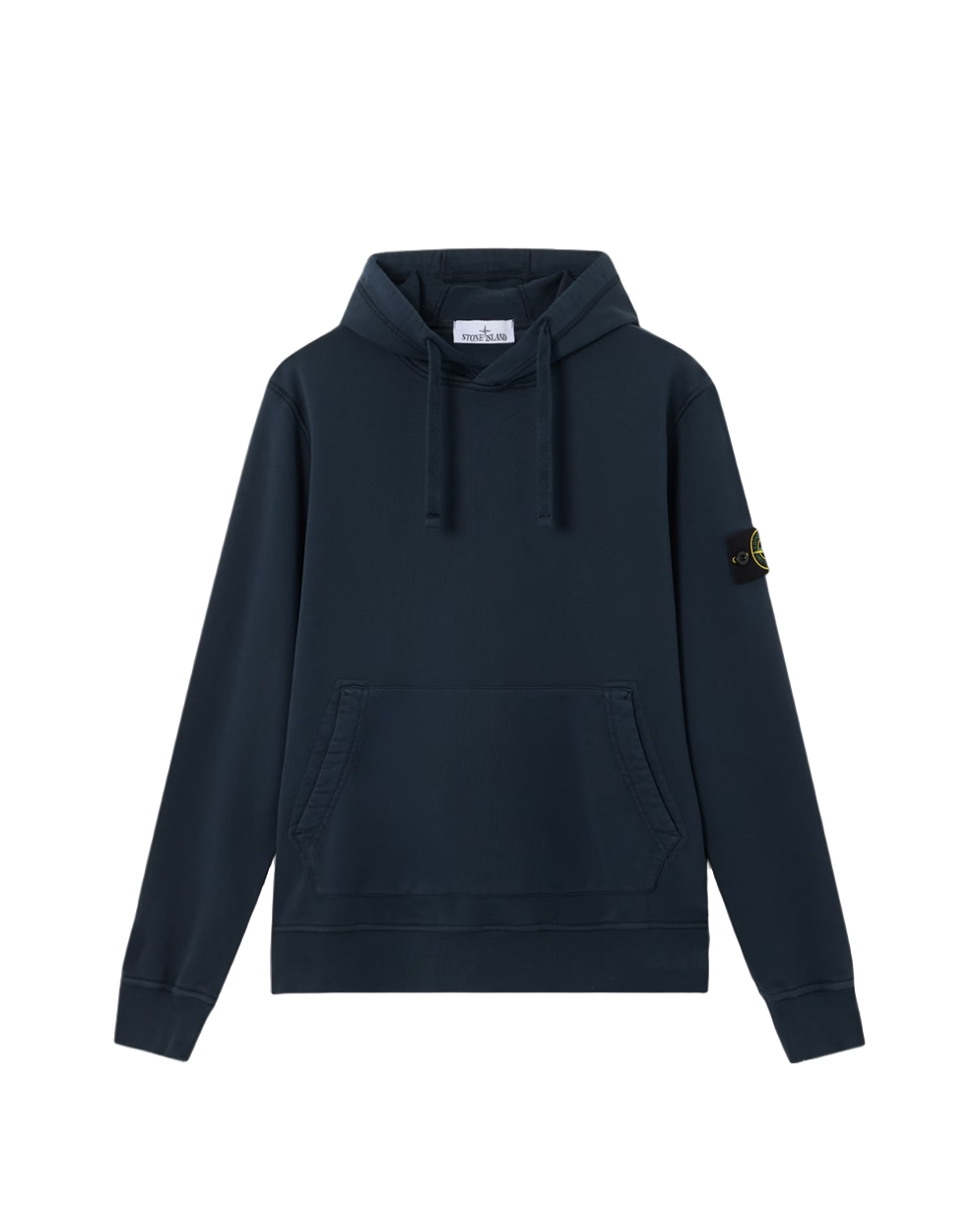 Stone Island 6100062 ORGANIC COTTON FLEECE Hoodie Navy Blue