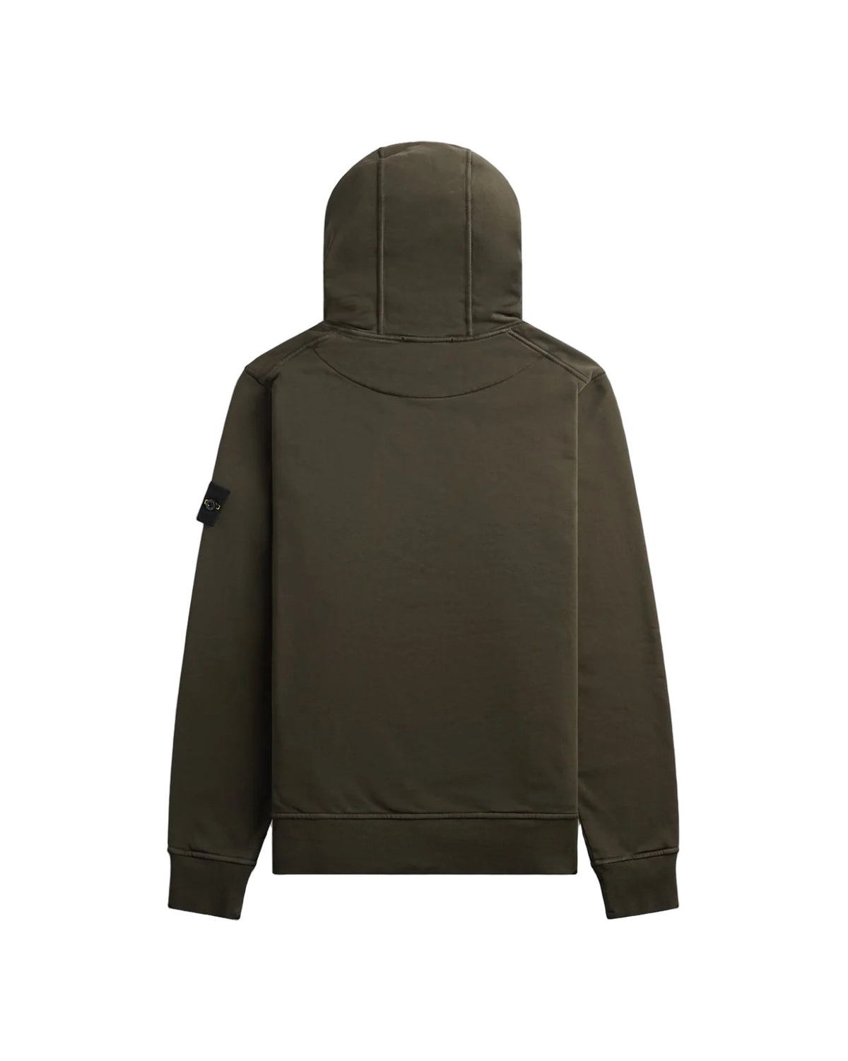 Stone Island 6100062 ORGANIC COTTON FLEECE Hoodie Coal Grey