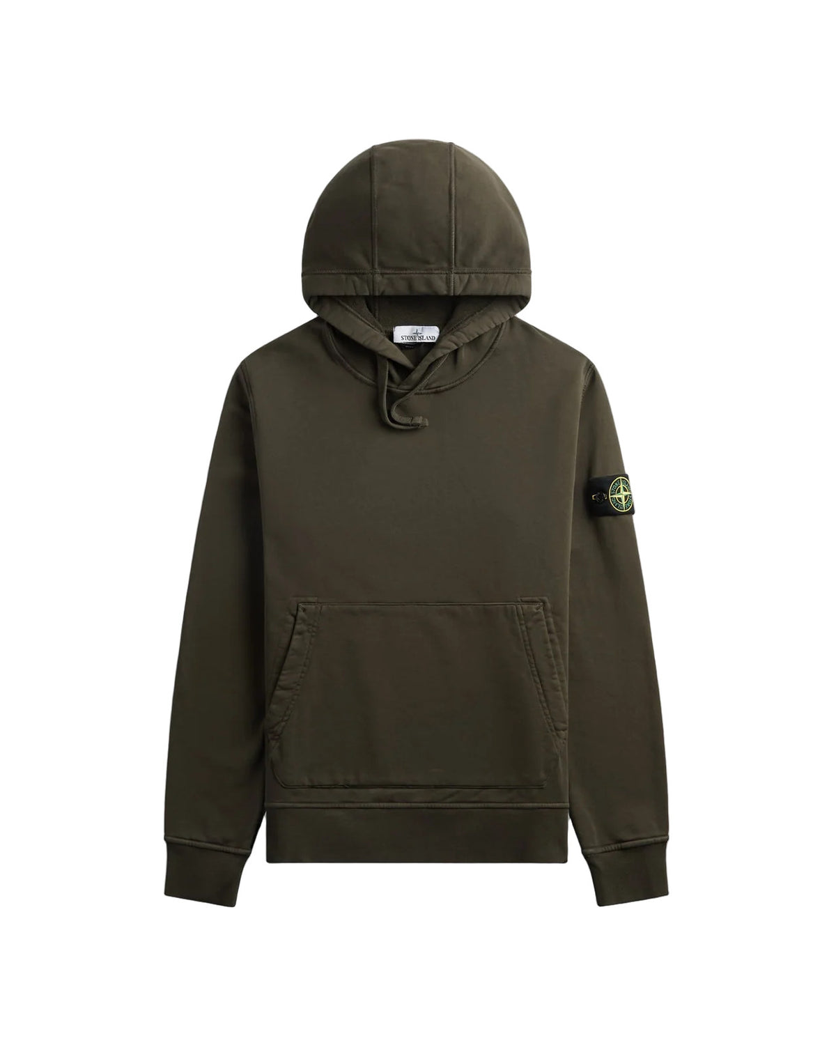 Stone Island 6100062 ORGANIC COTTON FLEECE Hoodie Coal Grey