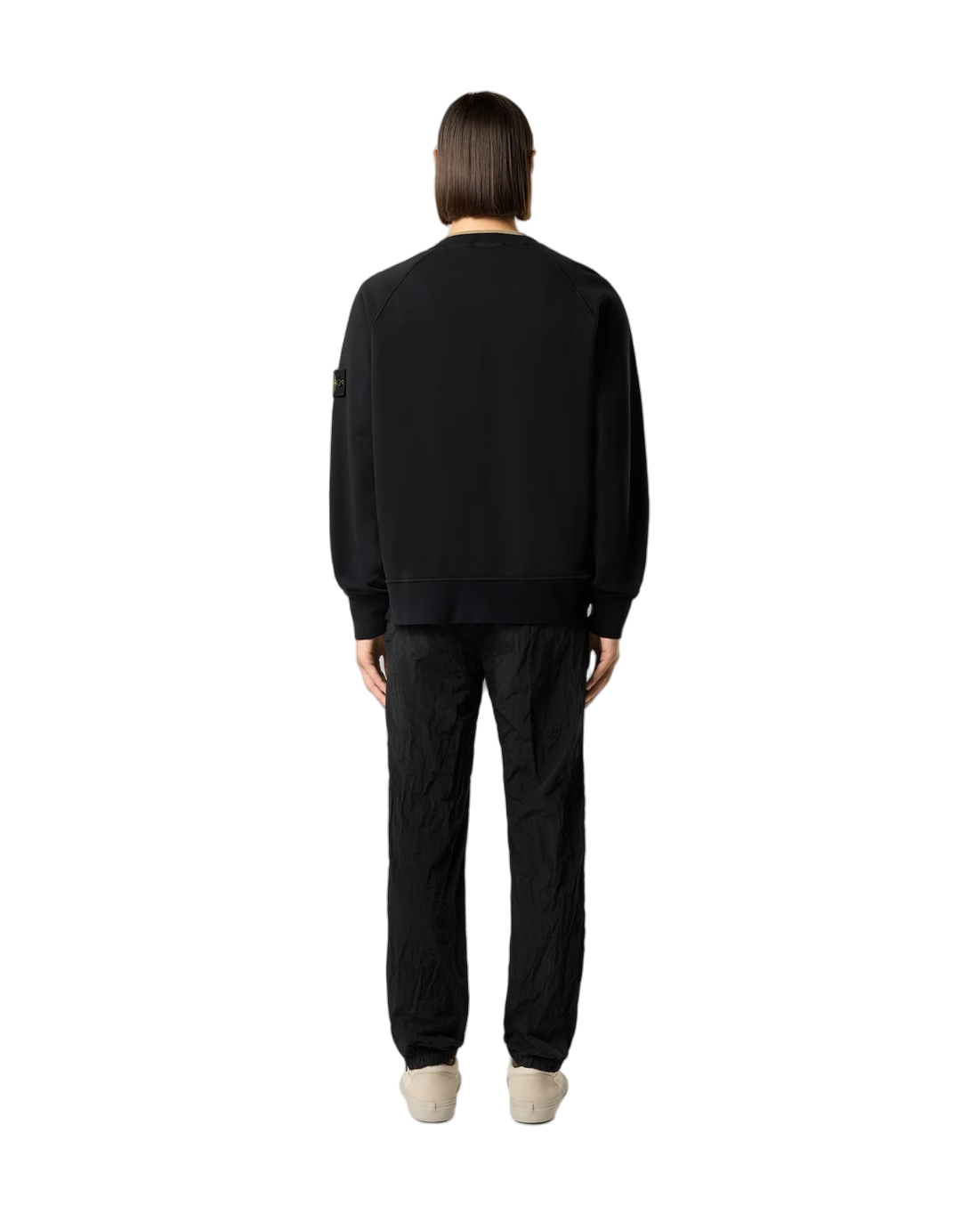 Stone Island 6100008 ORGANIC COTTON FLEECE Sweatshirt Black