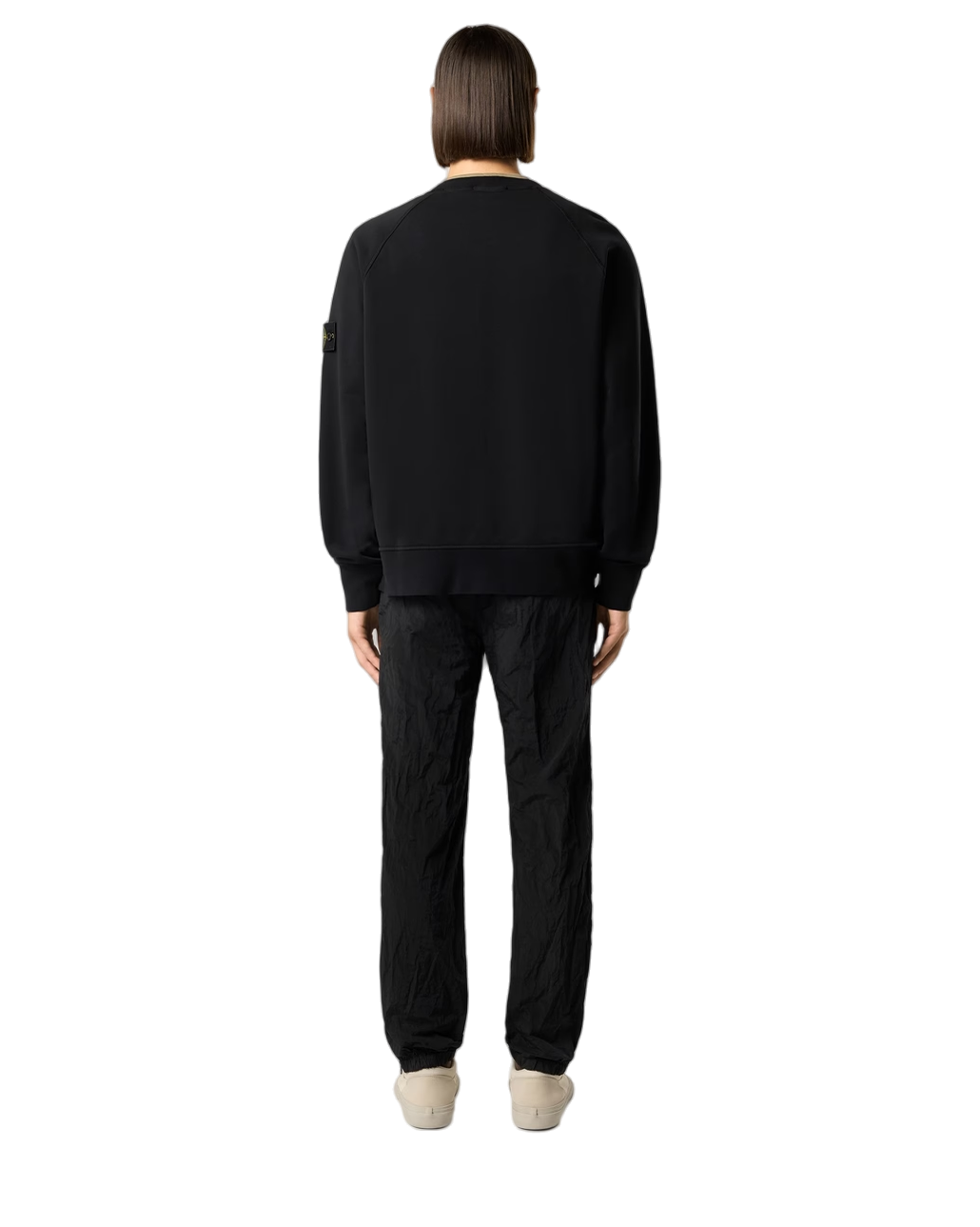 Stone Island 6100008 ORGANIC COTTON FLEECE Sweatshirt Black
