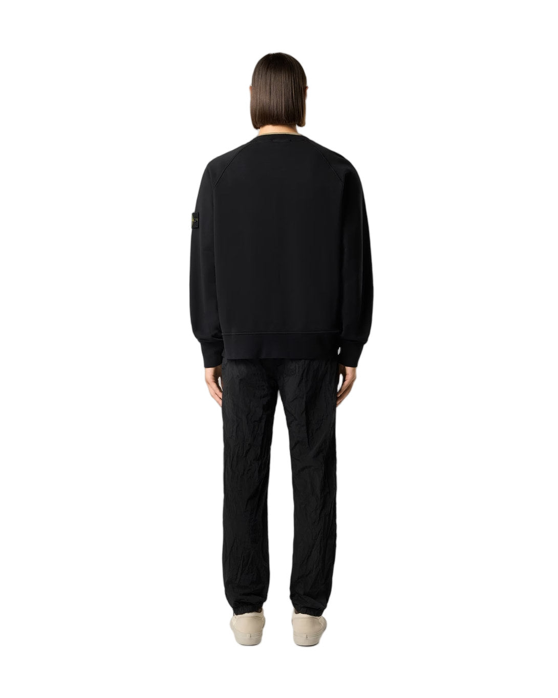 Stone Island 6100008 ORGANIC COTTON FLEECE Sweatshirt Black