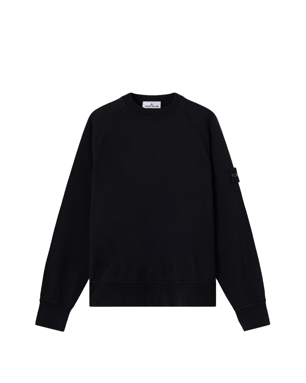 Stone Island 6100008 ORGANIC COTTON FLEECE Sweatshirt Black