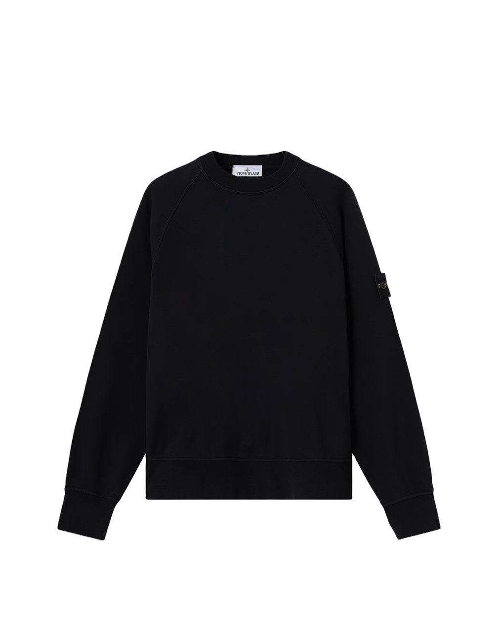 Stone Island 6100008 ORGANIC COTTON FLEECE Sweatshirt Black