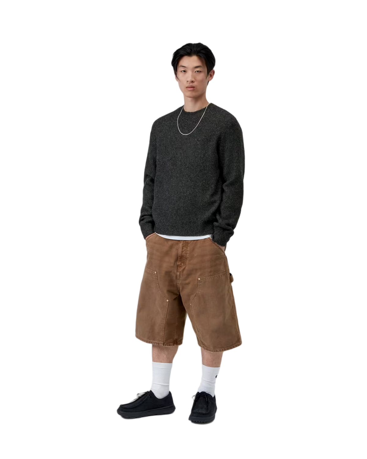 Carhartt WIP Curtis Sweater Tangled Black