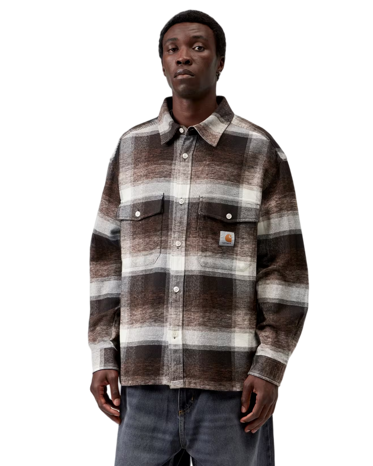 Carhartt WIP L/S Esterson Shirt Check Tobacco