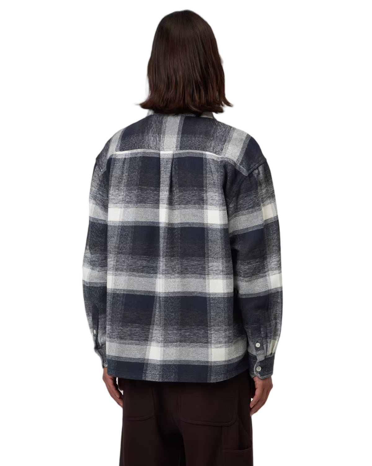 Carhartt WIP L/S Esterson Shirt Check Dark Navy