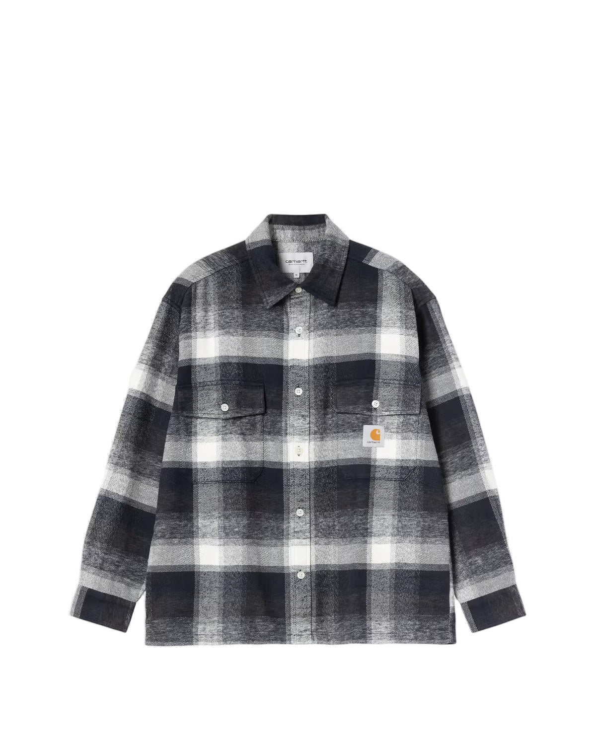Carhartt WIP L/S Esterson Shirt Check Dark Navy