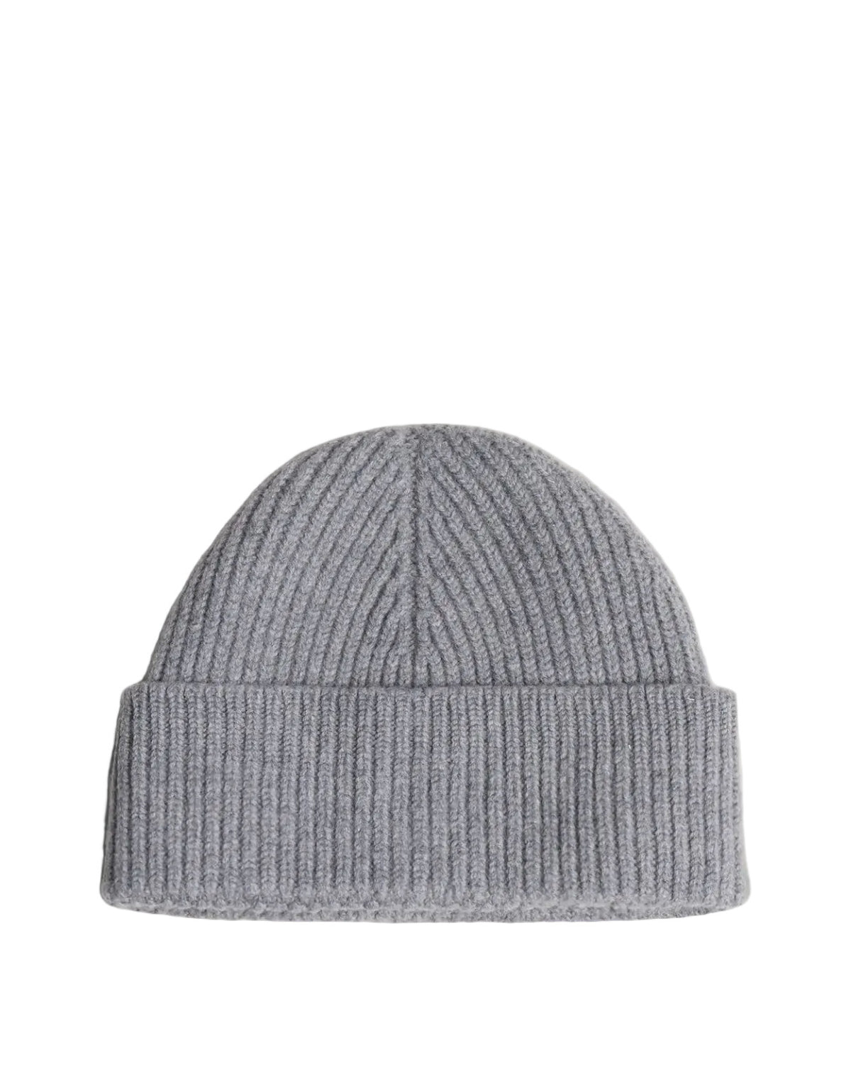 Ami Paris Wool Beanie with Ami de Coeur Ash Grey/Black