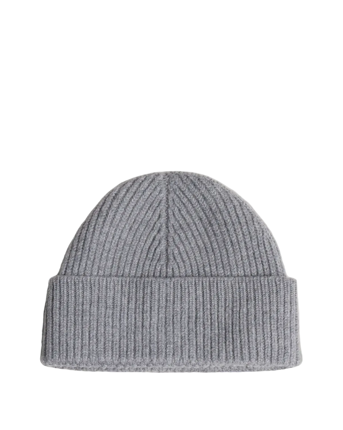 Ami Paris Wool Beanie with Ami de Coeur Ash Grey/Black