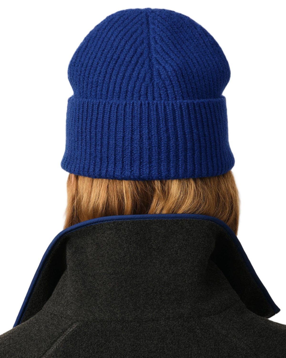 Ami Paris Wool Beanie with Ami de Coeur Royal Blue/Black
