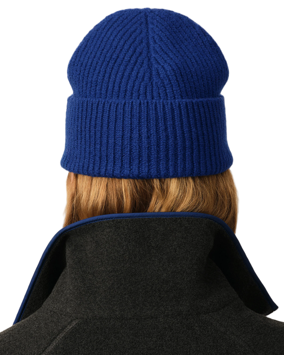 Ami Paris Wool Beanie with Ami de Coeur Royal Blue/Black