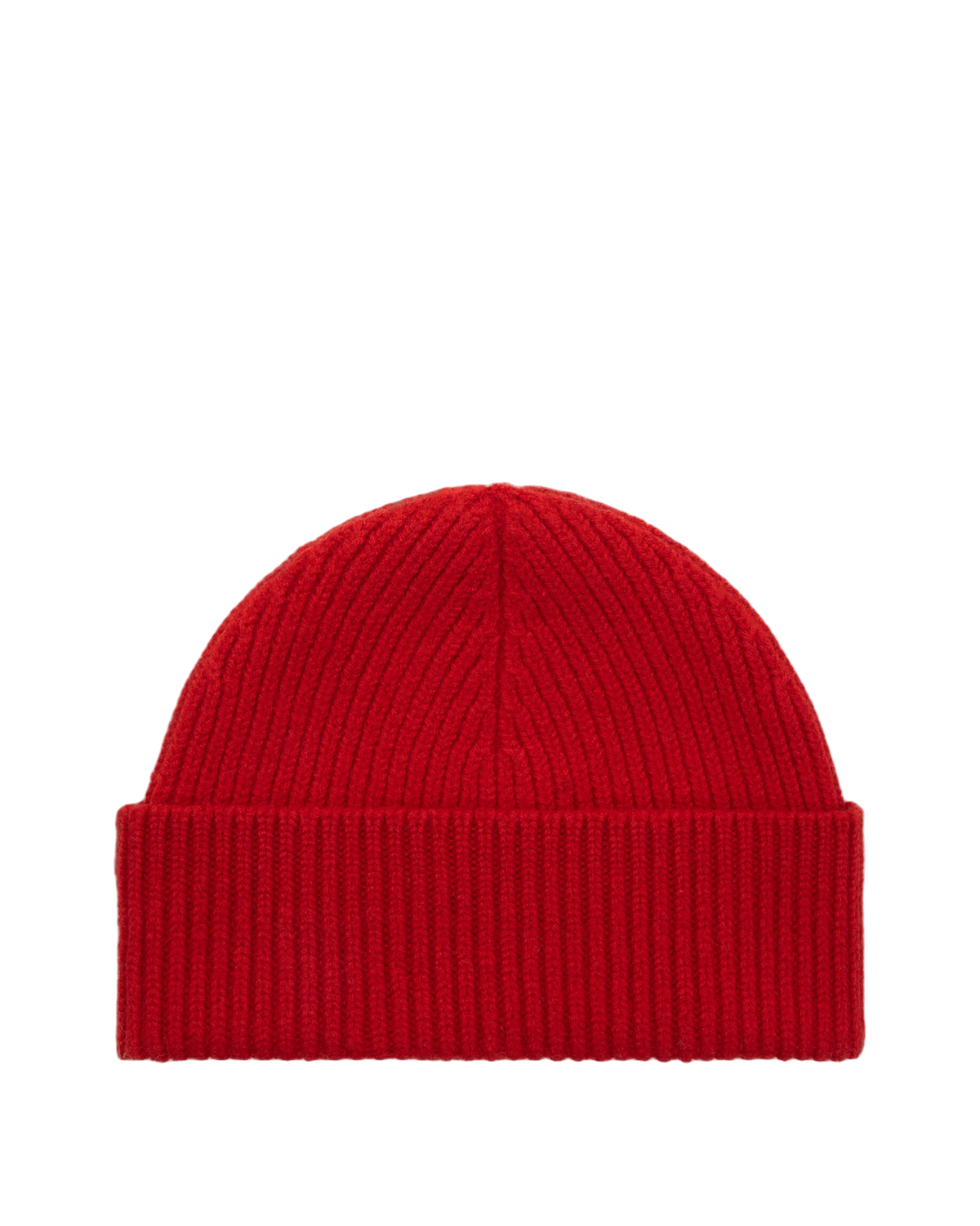 Ami Paris Wool Beanie with Ami de Coeur Ruby Red/Black
