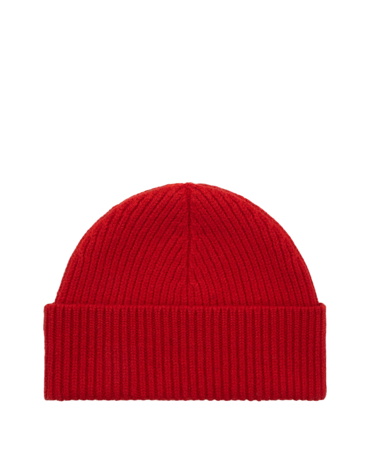 Ami Paris Wool Beanie with Ami de Coeur Ruby Red/Black