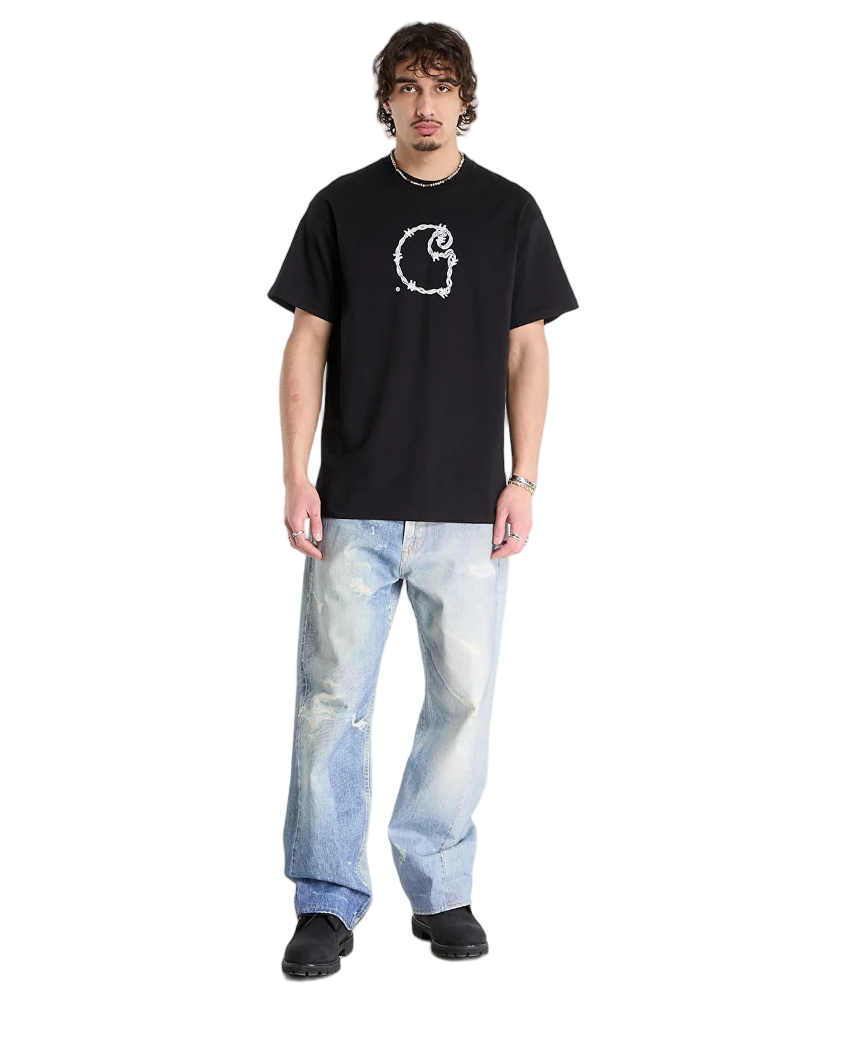 Carhartt WIP S/S Barbwire T-Shirt Black