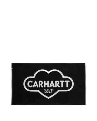 Carhartt WIP Cloud Heart Towel - Black / White