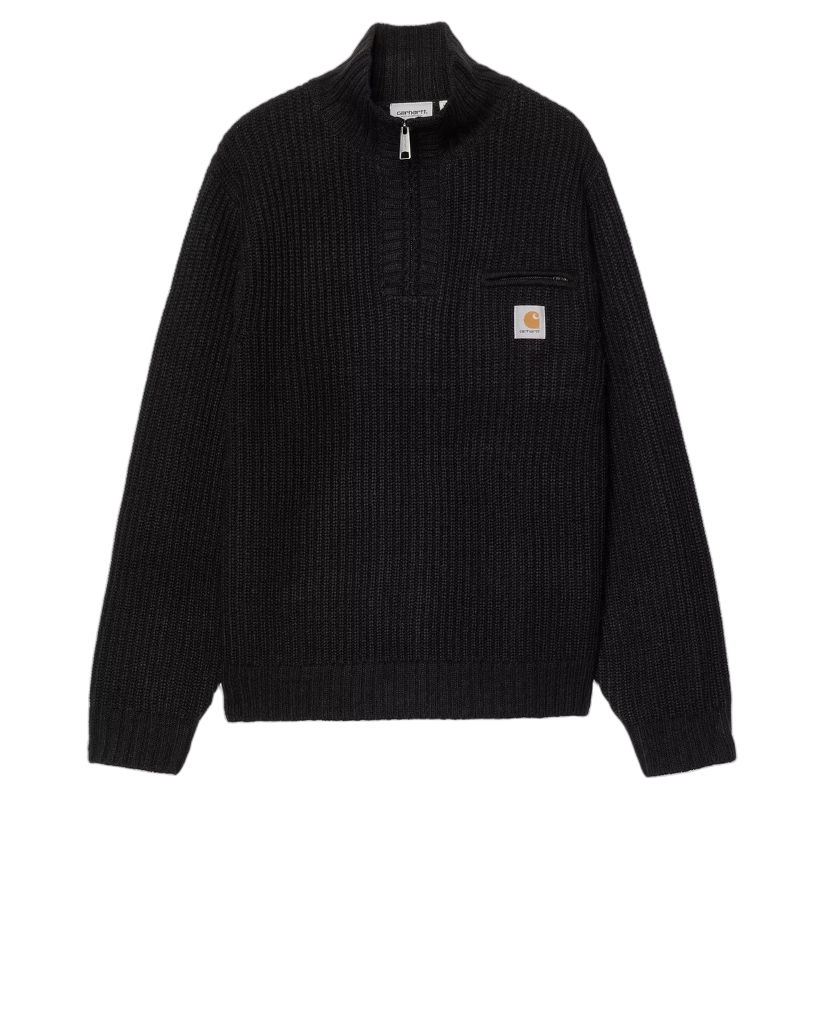 Carhartt WIP Detroit Half Zip Sweater - Black