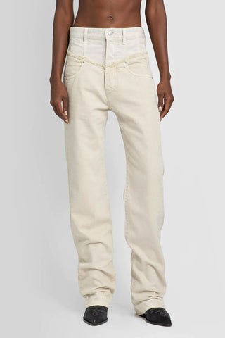 Isabel Marant Noemie Jeans White