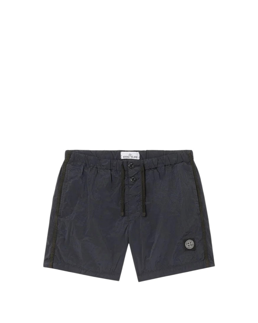 Stone Island B100006 Nylon Metal Short Swim Trunks Navy Blue