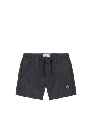 Stone Island B100006 Nylon Metal Short Swim Trunks Navy Blue