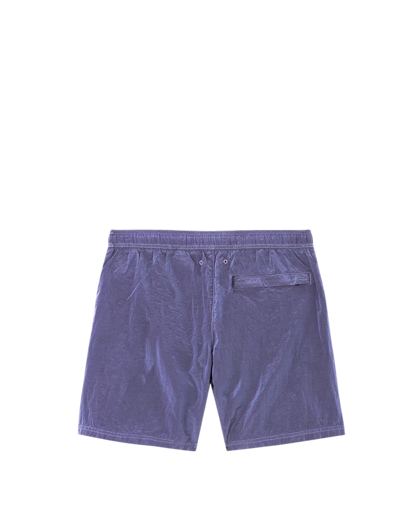 Stone Island B100009 Nylon Metal Mid-Length Swim Trunks Lavender