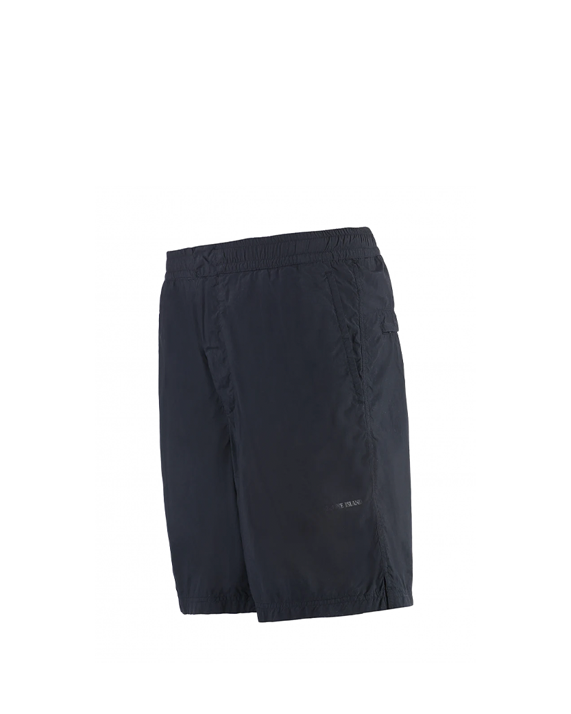 Stone Island 8015B03 Logo Print Swim Shorts Blue