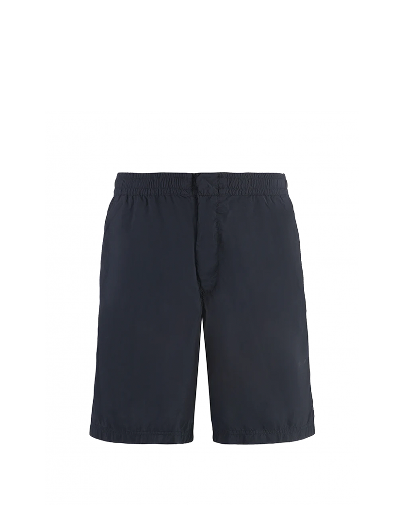 Stone Island 8015B03 Logo Print Swim Shorts Blue