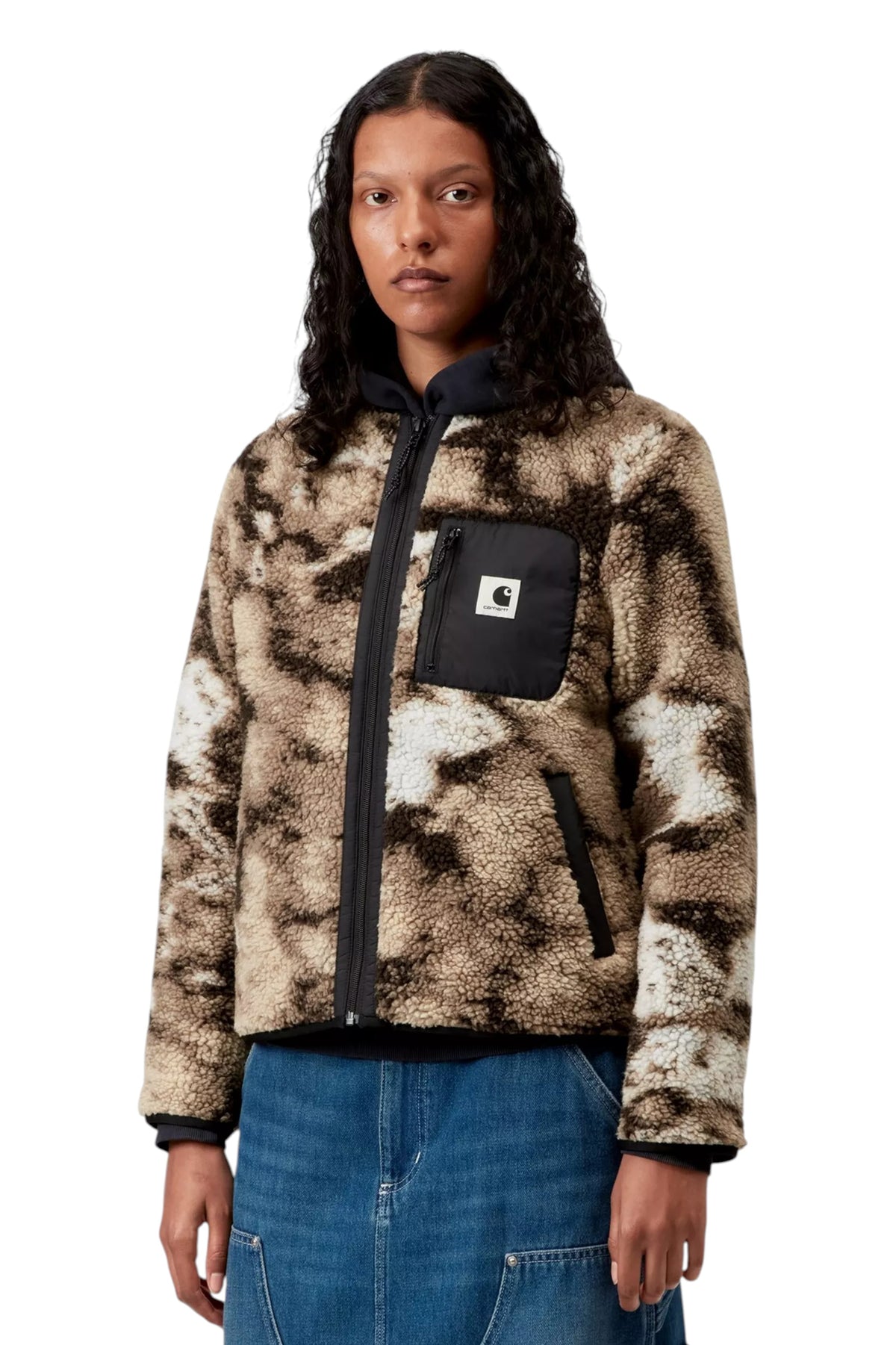 Carhartt WIP W' Janet Liner Jacket Wild Dog Jacquard/Black