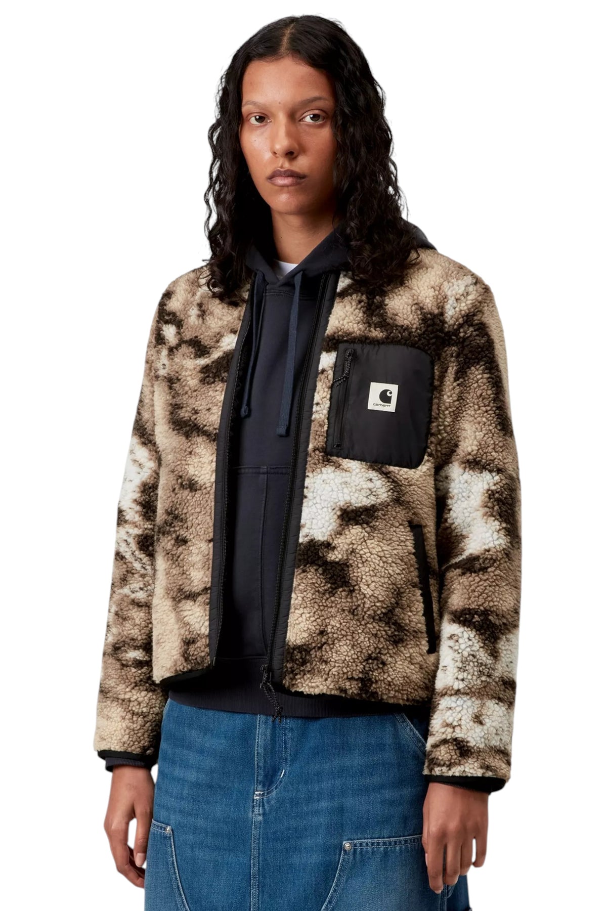 Carhartt WIP W' Janet Liner Jacket Wild Dog Jacquard/Black