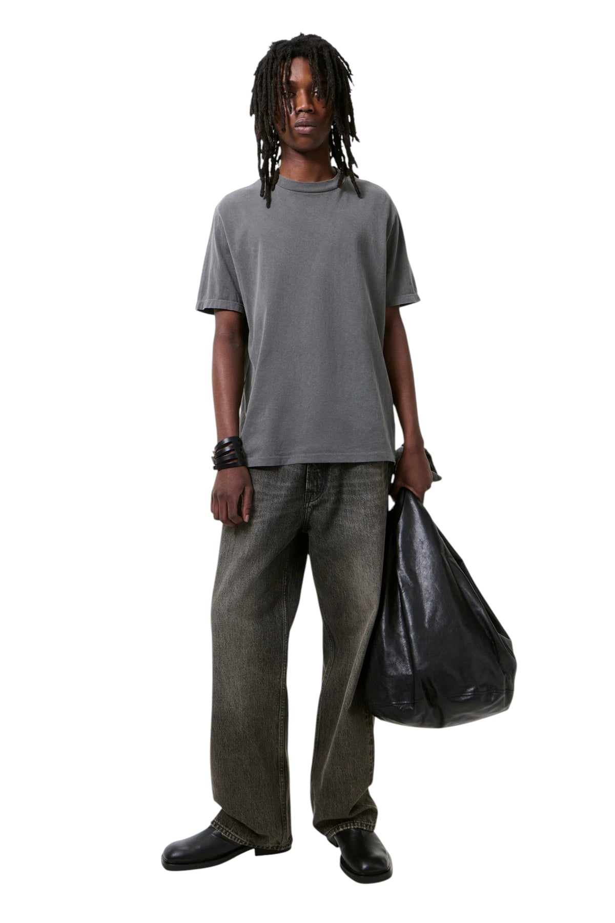 Our Legacy Box T-shirt Legacy Jersey Worn Black
