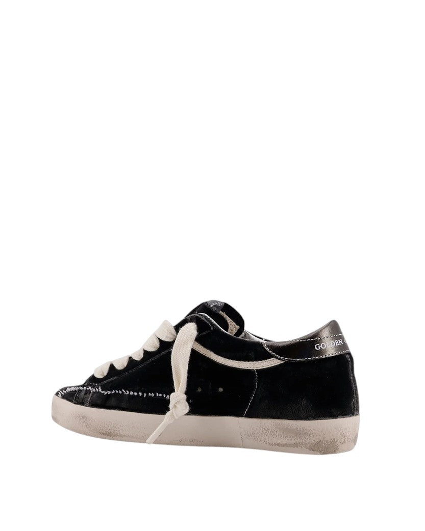 Golden Goose Super-Star Sneakers Dark Grey Silver