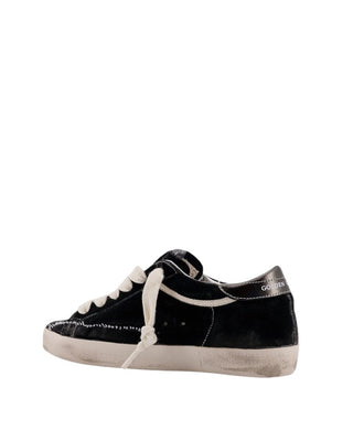 Golden Goose Super-Star Sneakers Dark Grey Silver