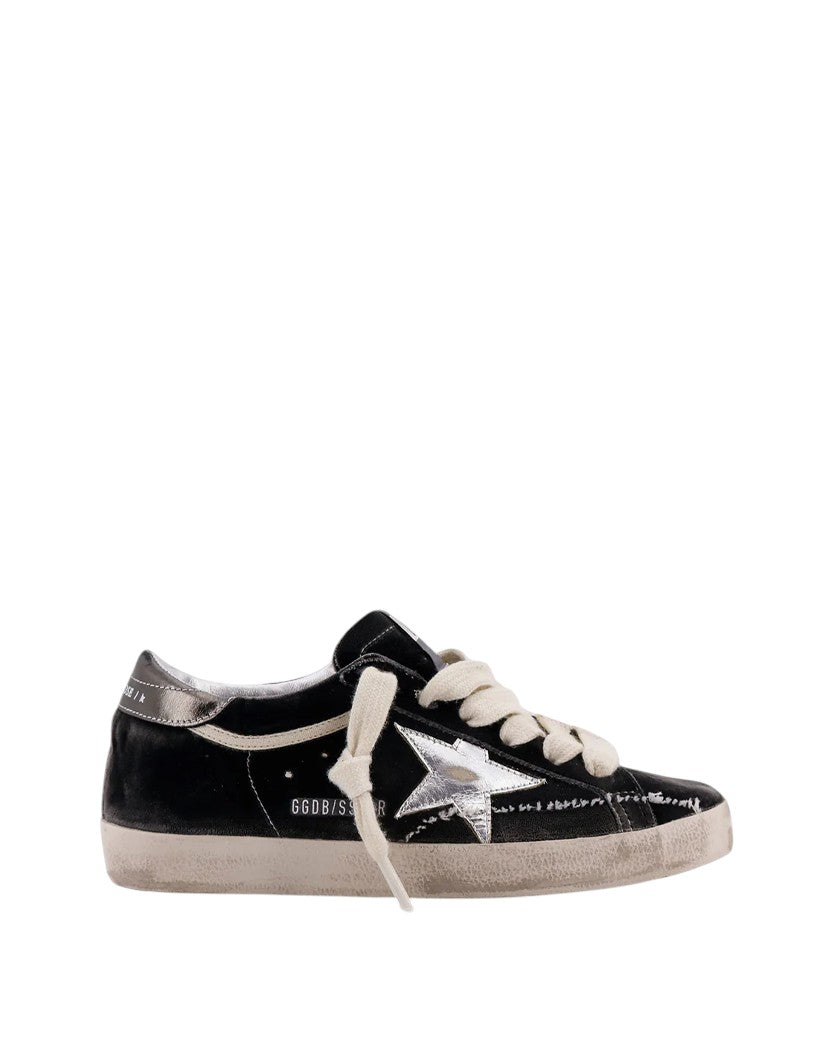 Golden Goose Super-Star Sneakers Dark Grey Silver