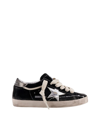 Golden Goose Super-Star Sneakers Dark Grey Silver