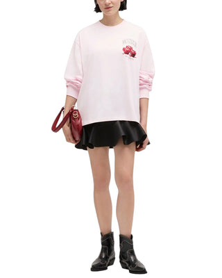 Ganni Fruit Long-Sleeve Chalk Pink