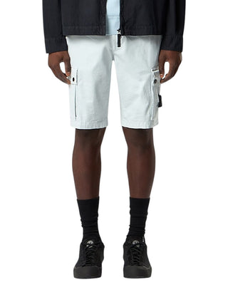 Stone Island L100019 STRETCH ORGANIC COTTON TWILL Cargo Bermuda Shorts Sky Blue