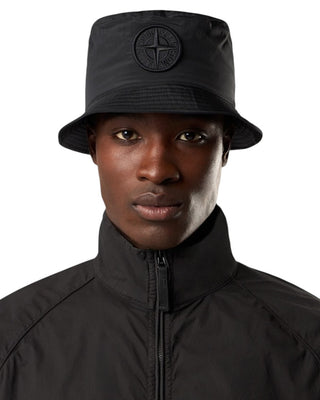 Stone Island 9100012 NYLON METAL IN ECONYL® Bucket Hat Black