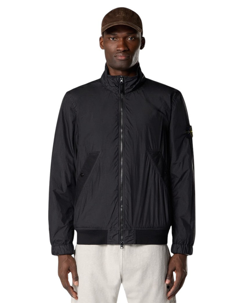 Stone Island 4100111 CRINKLE REPS NY Jacket Black