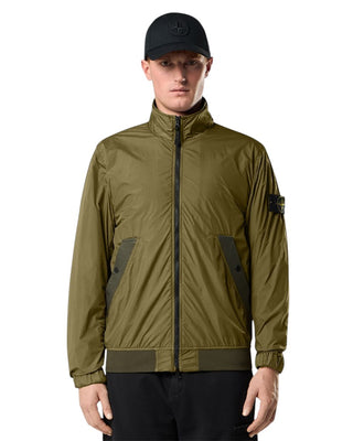 Stone Island 4100111 CRINKLE REPS NY Jacket Military Green