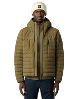 SEAMLESS TUNNEL NYLON DOWN-TC Hooded Down Jacket Military Green