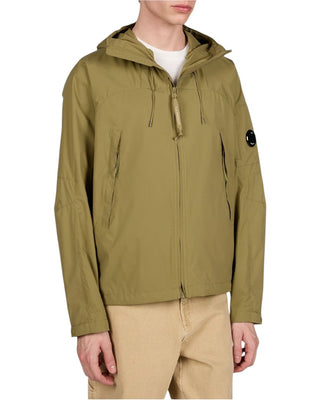 C.P. Company Pro-Tek Hooded Lens Jacket Dried Herb Green 20CMOW011A110264A