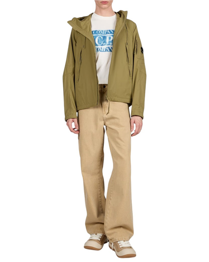 C.P. Company Pro-Tek Hooded Lens Jacket Dried Herb Green 20CMOW011A110264A