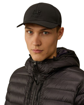 C.P. Company Gabardine Logo Cap Black 18CMAC282A006288A