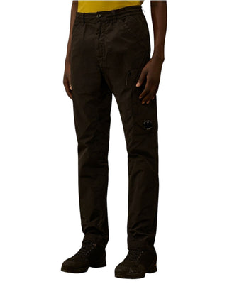 C.P. Company Flatt Nylon Regular Cargo Pants Black 20CMPA129A005991G