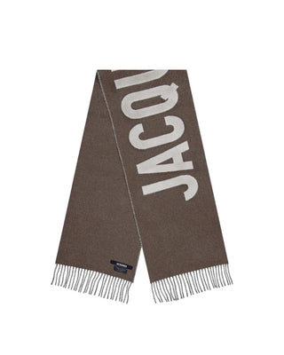 Jacquemus 'Lecharpe' Logo Scarf Multi Brown