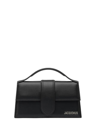 Jacquemus 'Le Grand Bambino' Leather Crossbody Handbag Black Silver