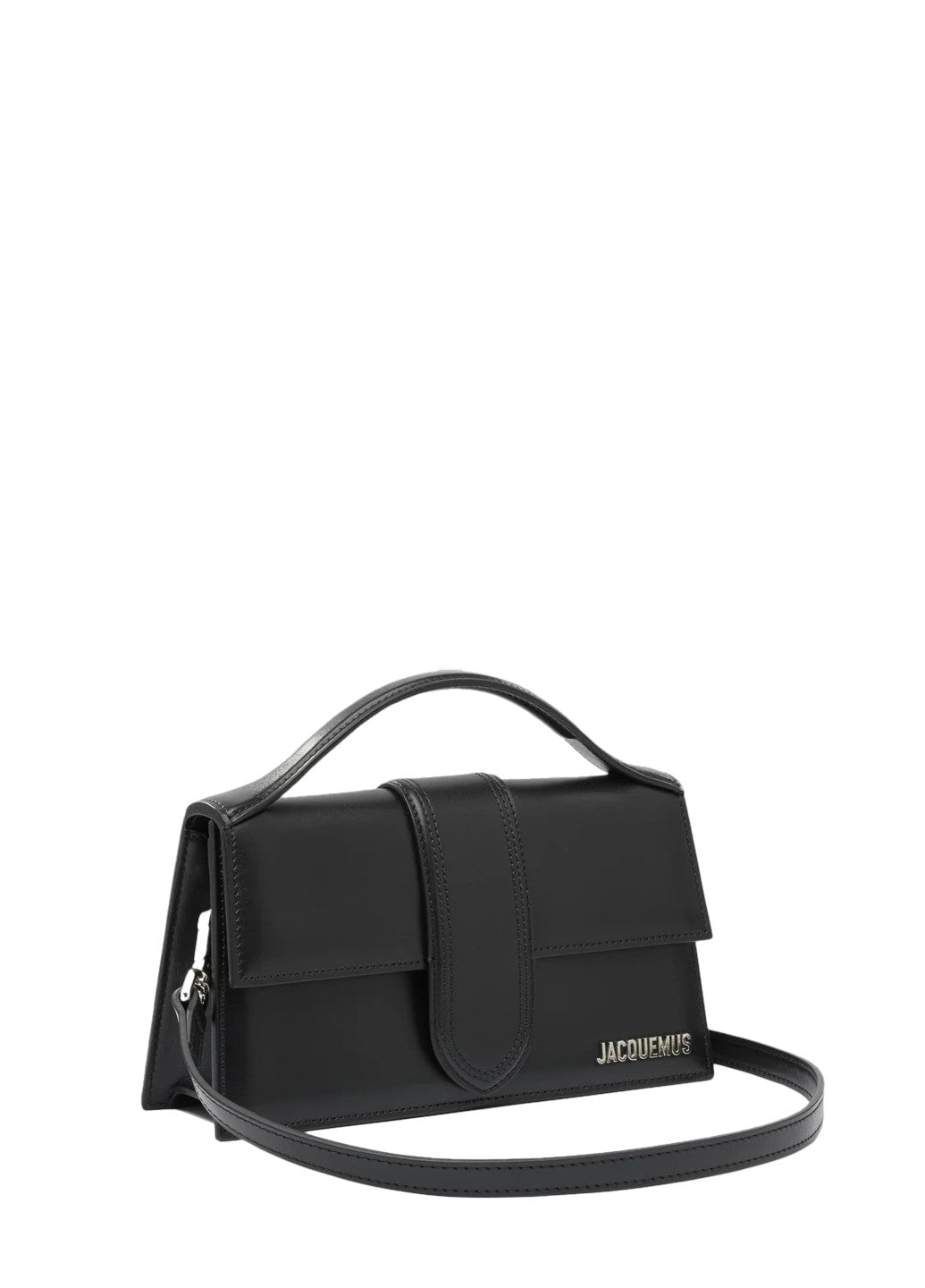 Jacquemus 'Le Grand Bambino' Leather Crossbody Handbag Black Silver
