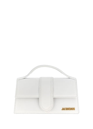 Jacquemus 'Le Grand Bambino' Leather Crossbody Handbag White