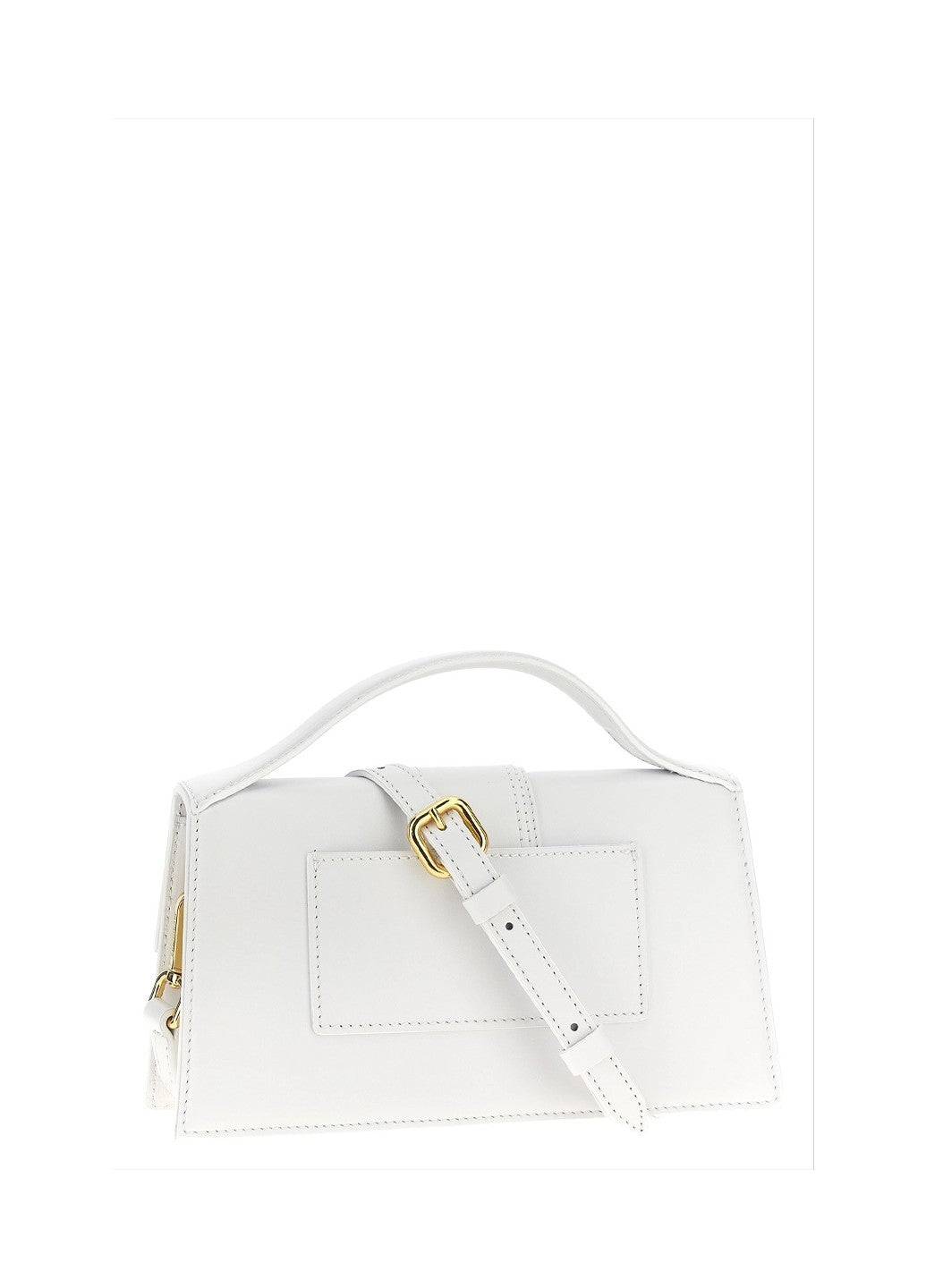 Jacquemus 'Le Grand Bambino' Leather Crossbody Handbag White